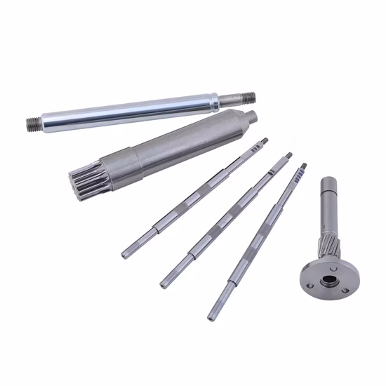 Precision Transmission /Drive/Axle/Auto/Spline/Machinery Parts/ Rotor Gear Customized Machining Shaft